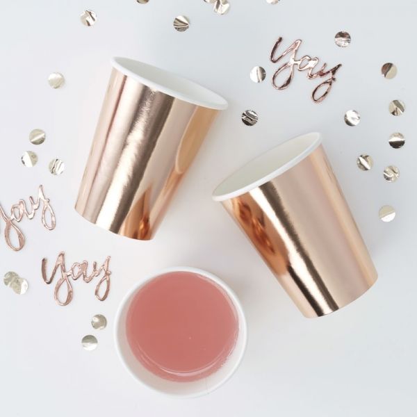 Ginger Ray - Partybecher Rose gold