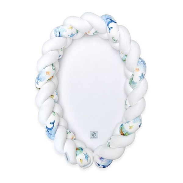 Sparrow - Babynest Bettschlange Babynest 2 in 1 Under the Sea white