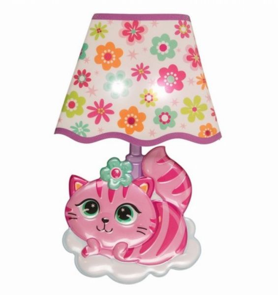LED Wandsticker Lampe Katze