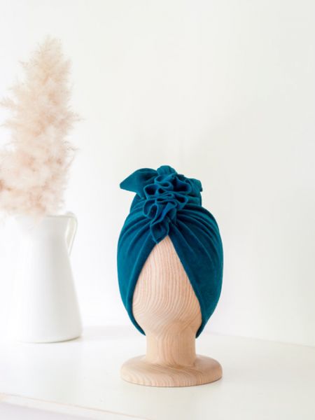 Looks by Luks - Turban Samt Aqua