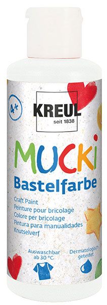 KREUL - MUCKI Bastelfarbe Weiss 80ml