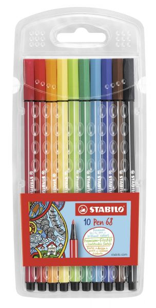 STABILO Pen 68 - Pen 68 - 10er Pack