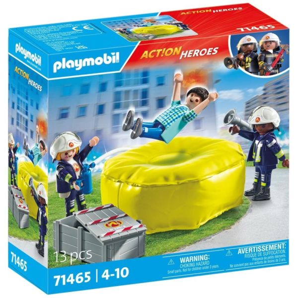 PLAYMOBIL® 71465 - Feuerwehrleute mit Luftkissen