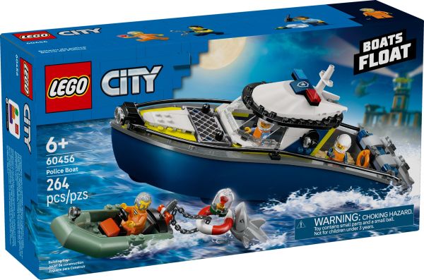 LEGO® City 60456 - Verfolgungsjagd im Polizeiboot