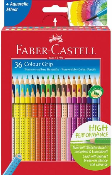 Faber-Castell - Buntstift Colour Grip 36er Set