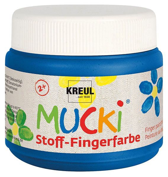 KREUL - MUCKI Fingerfarbe Blau 150 ml