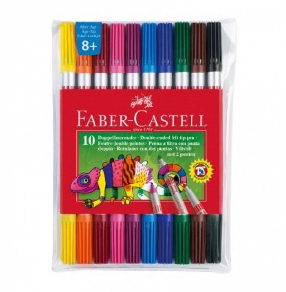 Faber-Castell - Doppelfasermaler 10er