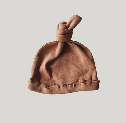 Susukoshi - Knoten Beanie Terracotta