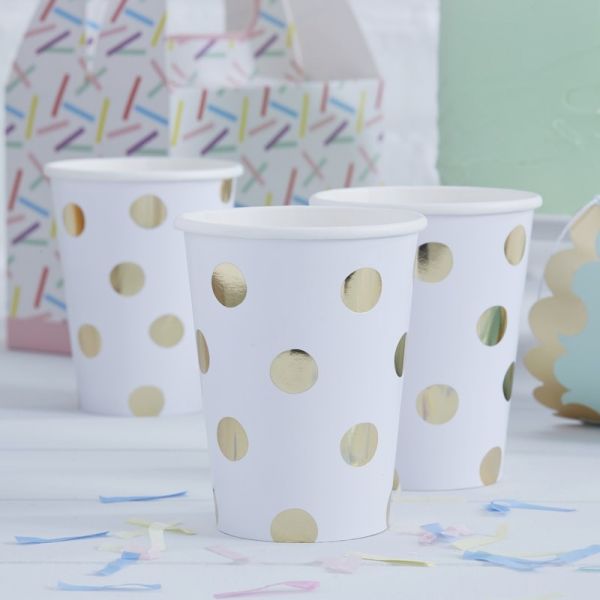 Ginger Ray - Partybecher Polka Dot