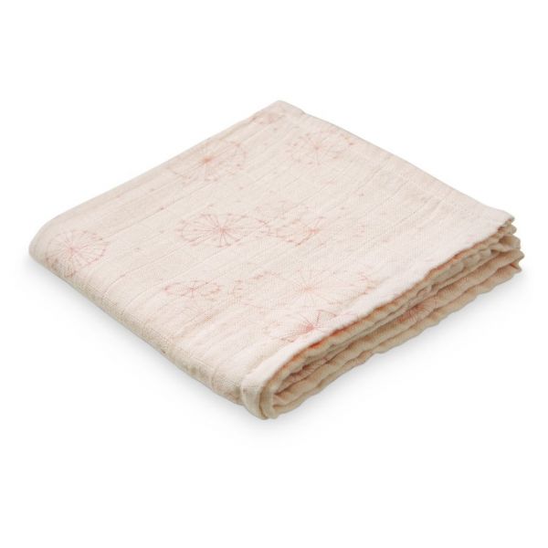 Cam Cam Copenhagen Muslin Dandelion rose 70x70