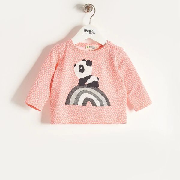 Bonniemob - Shirt Rainbow Panda Sorbet