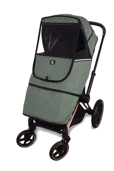 Cottonmoose - Wetterschutz- Regenschutz Kinderwagen Jungle Green