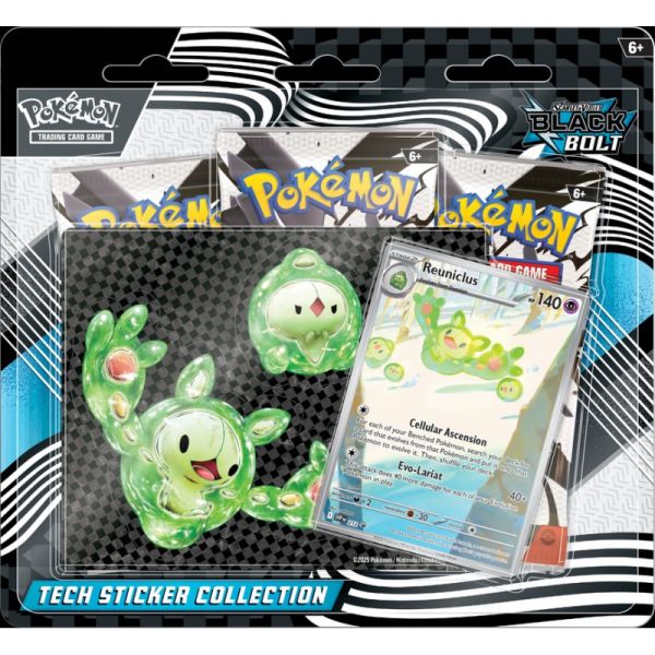 Pokémon SV10.5 Schwarze Blitze Tech Sticker Collection - Englisch