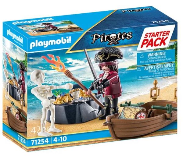 PLAYMOBIL® 71254 - Starter Pack Pirat mit Ruderboot