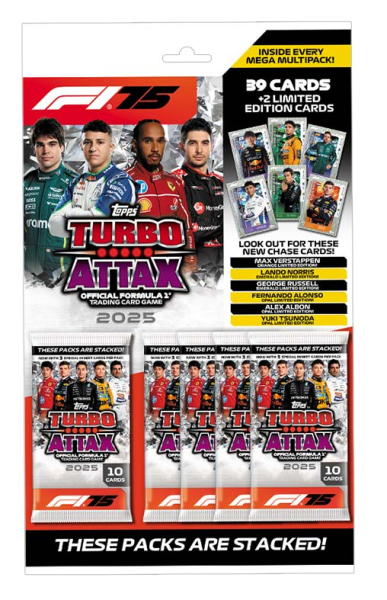 Topps - Turbo Attax Formel 1 TC 2025 - Mega Multipack