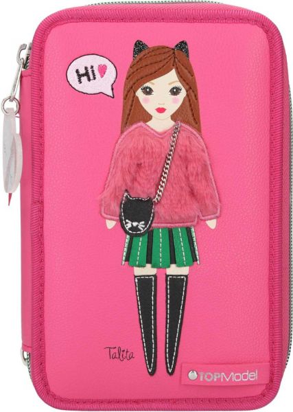 TOPModel - 3-Fach Federtasche mit Talita, pink Depes