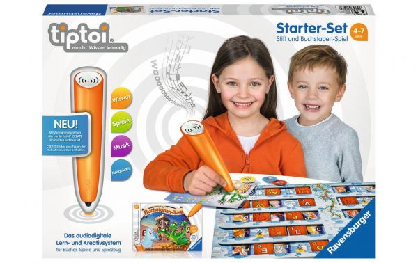 Ravensburger tiptoi® - Starter-Set Buchstabenspiel inkl. Stift