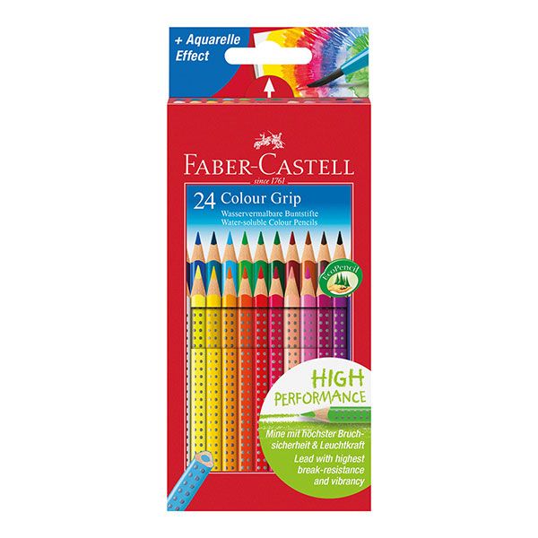 Faber-Castell - Farbstifte Colour Grip 24er Set