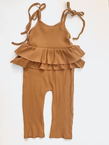 Dusty Daisy - Overall Ripped Caramel