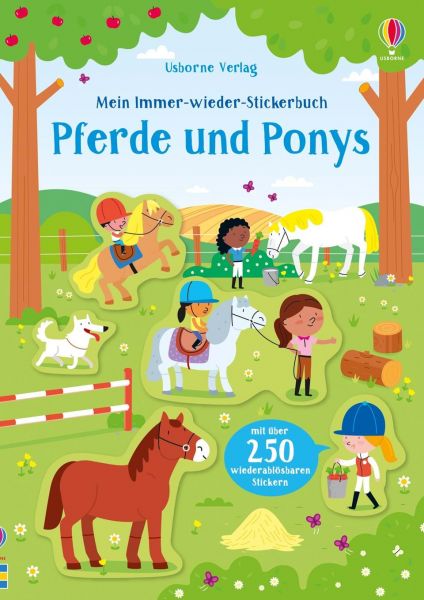Usborne Verlag - Mein Immer-wieder-Stickerbuch: Pferde und Ponys