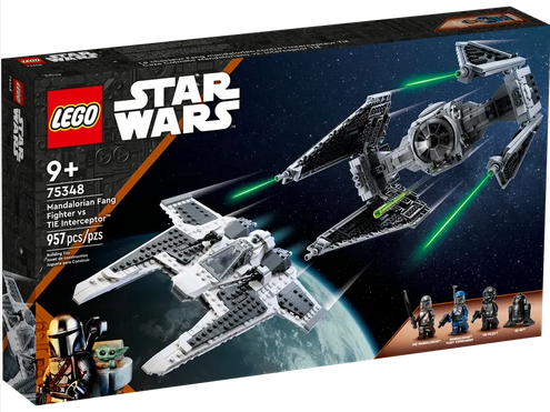 LEGO® Star Wars 75348 - Mandalorian Fang Fighter vs. TIE Interceptor