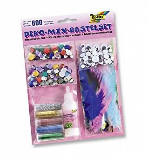 Folia - Deko-Mix Bastelset 600 Teile