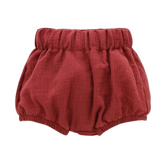 Emerson and Friends - Muslin Shorts Bordeaux 0-3 Monate