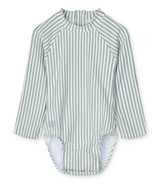 LIEWOOD - Maxime Baby UV Badeanzug Streifen Sea Blue