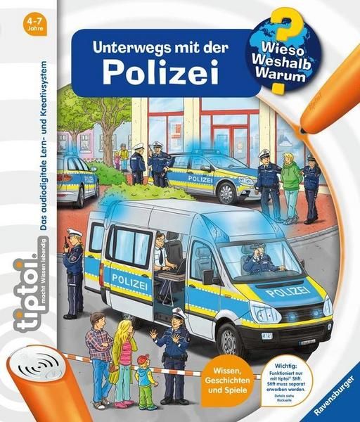 Ravensburger tiptoi® - Unterwegs mit der Polizei (ohne Stift)