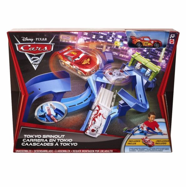 Mattel - Disney Cars 2 Großes Tokio Trackset