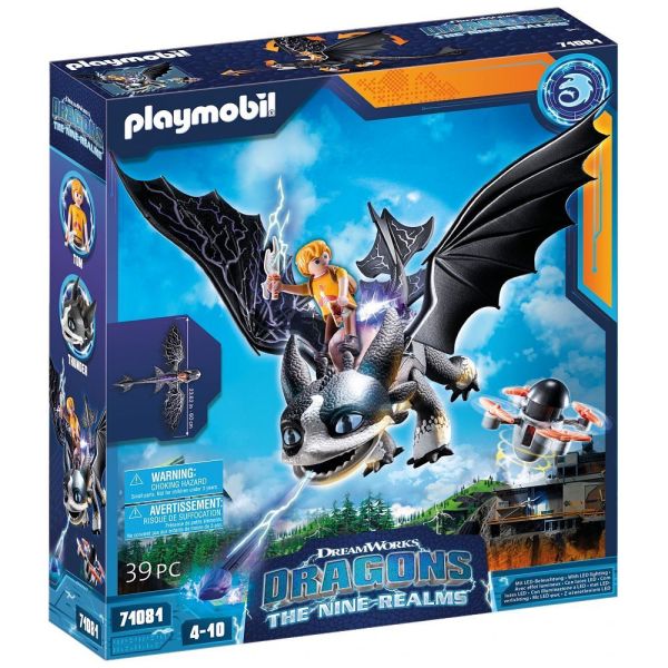 PLAYMOBIL® 71081 - Dragons: The Nine Realms - Thunder &amp; Tom