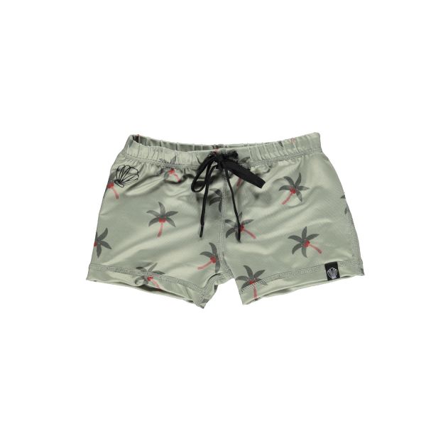 Beach &amp; Bandits - UV Badeshorts Aloha Palm Olive