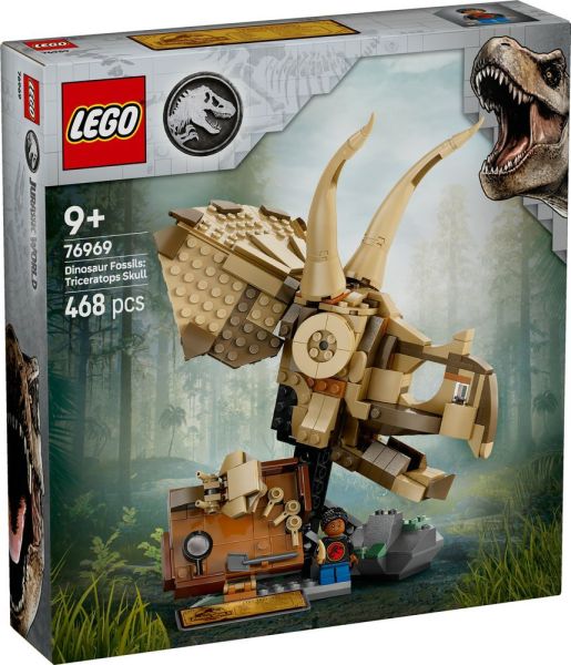 LEGO® Jurassic World™ 76969 - Dinosaurier-Fossilien: Triceratops-Schädel