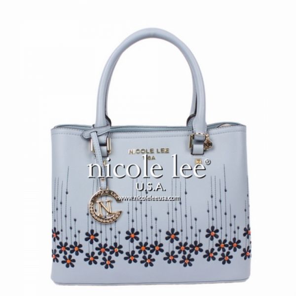 Nicole Lee - Handtasche &quot;Rosalie Floral&quot; blau Tote