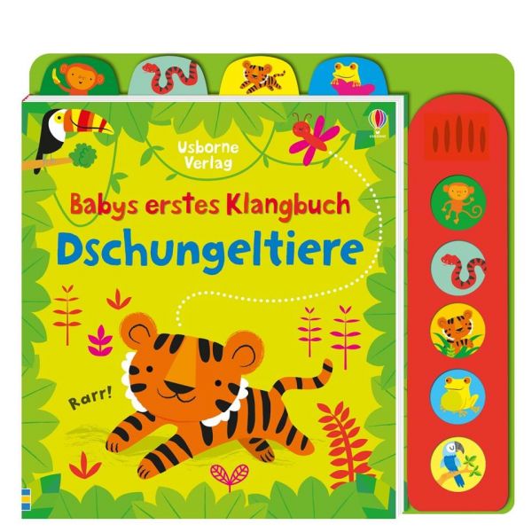 Usborne Verlag - Babys erstes Klangbuch: Dschungeltiere