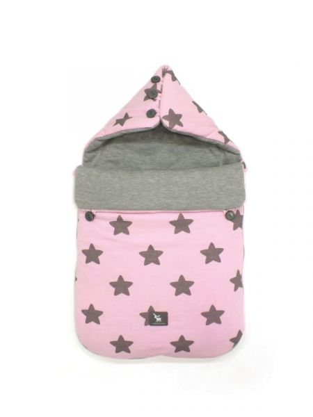 Cottonmoose - Mini Fusssack &quot;Pooh&quot; Pink Stars