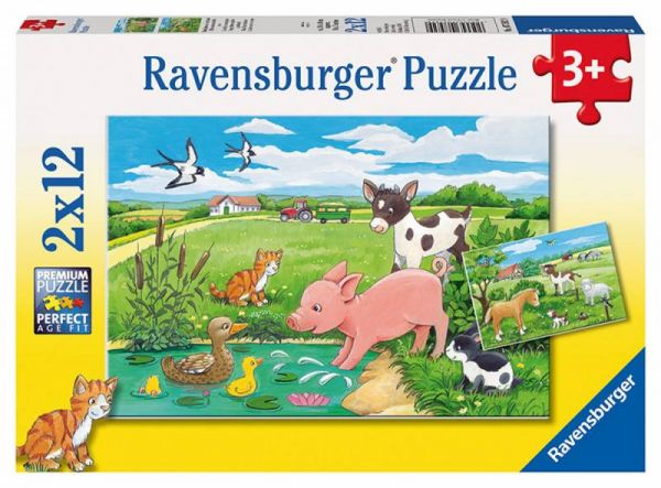 Ravensburger - Kinderpuzzle &quot;Tierkinder auf dem Land&quot;