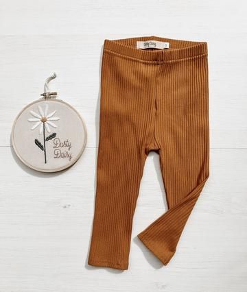 Dusty Daisy - Leggings Ripped Caramel