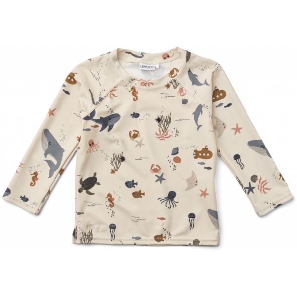 LIEWOOD - Noah UV Badeshirt Sea Creature Sandy