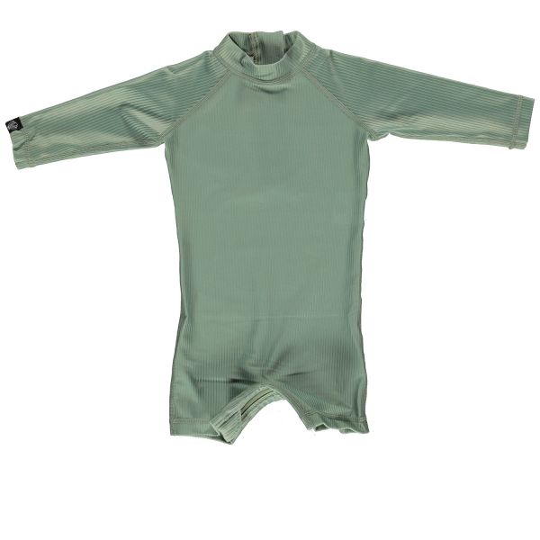 Beach &amp; Bandits - UV Badeoverall Baby Ribbed Basil