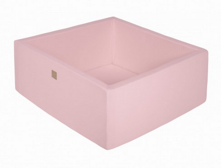MeowBaby - Bällebad Pink quadratisch ohne Bälle 90x90x40cm