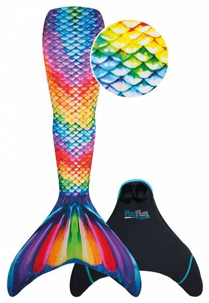 Fin Fun &quot;Mermaidens&quot; Meerjungfrau Flosse &quot;Rainbow Reef&quot;