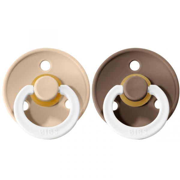 BIBS - Nachtleuchtend Dark Oak / Vanilla Glow Gr. 2