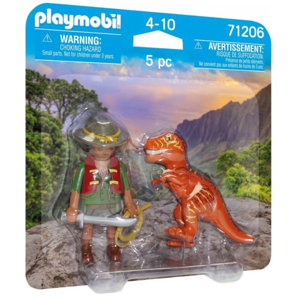 PLAYMOBIL® 71206 - Duo Pack Abenteurer mit T-Rex