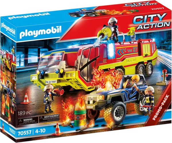 PLAYMOBIL® 70557 - Feuerwehreinsatz mit Löschfahrzeug
