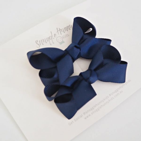 Snuggle Hunny - 2er Set Haarclip Navy Blue