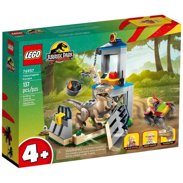 LEGO® Jurassic Park 30th Anniversary 76957 - Flucht des Velociraptors