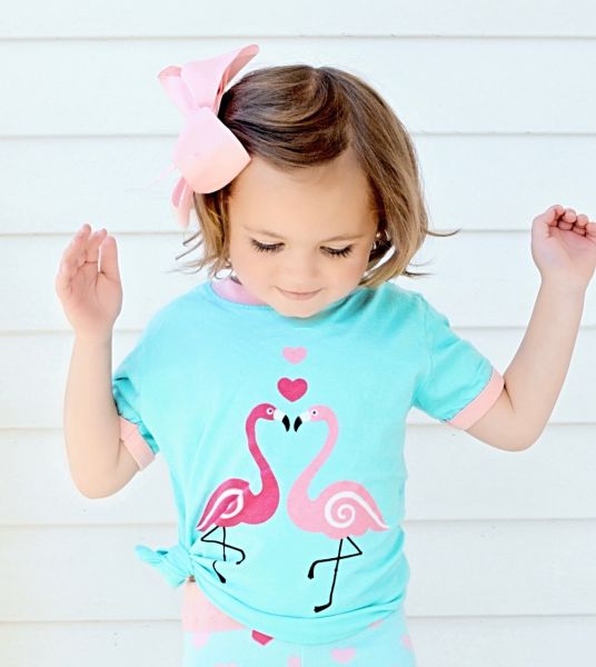 Doodle Pants - Shirt Flamingo