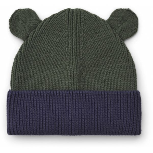 LIEWOOD - Gina Beanie Navy - Hunter Green