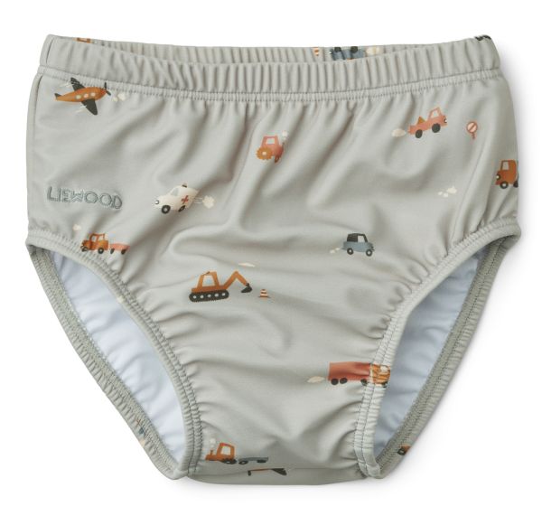 LIEWOOD - Anthony UV Baby Badehose Fahrzeuge